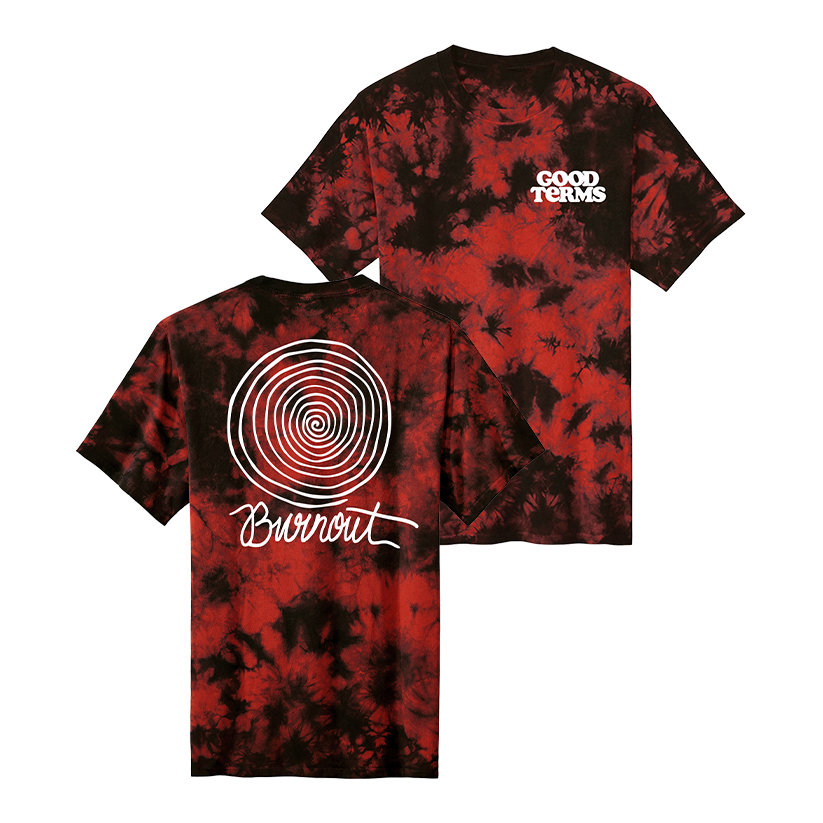 BURNOUT SPIRAL TIE-DYE T-SHIRT