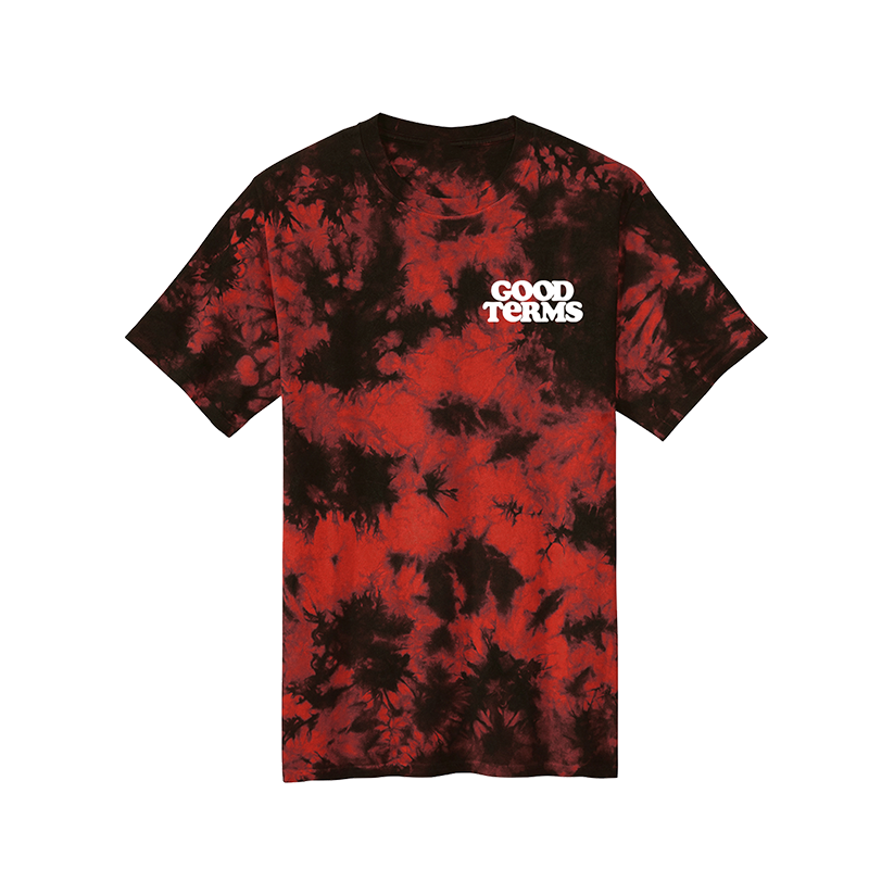 BURNOUT SPIRAL TIE-DYE T-SHIRT
