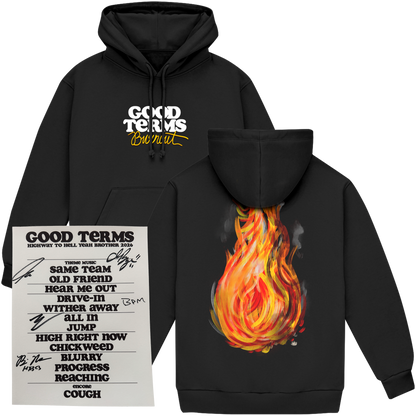FIREBALL HOODIE (WITH SIGNED SETLIST)