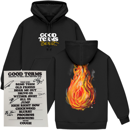 FIREBALL HOODIE (WITH SIGNED SETLIST)