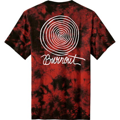 BURNOUT SPIRAL T-SHIRT (WITH SIGNED SETLIST)