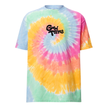 Load image into Gallery viewer, Drive-In Logo Embroidered, Oversized Tie-Dye Tee
